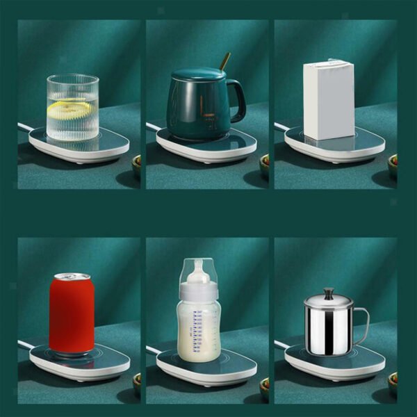 5_42901dae-1164-49f5-98a4-ab2476c5e69e.jpg Coffee Mug Warmer For Having Coffee Along With The Warmer That Keeps It Hot.