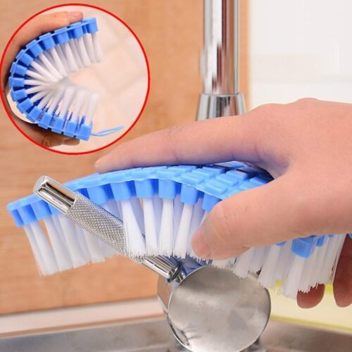 5_45031e2c-cd3c-47a7-bbb1-e06d5cef4664.jpg Flexible Plastic Cleaning Brush for Home, Kitchen and Bathroom,