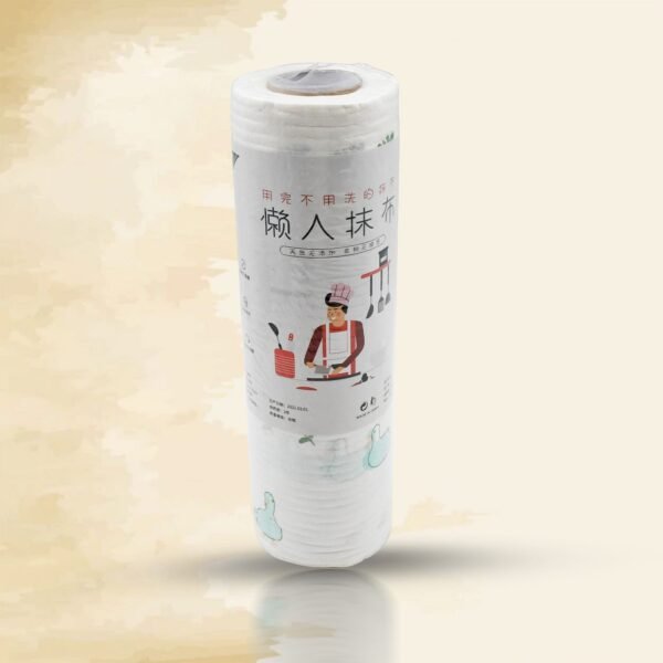 Reusable Printed Kitchen Tissue Roll – Non Woven Washable Cleaning Cloth
