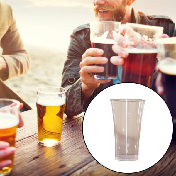 Plastic Drinking Glass Juice Glass Water Glass Set of 6 Transparent Glass