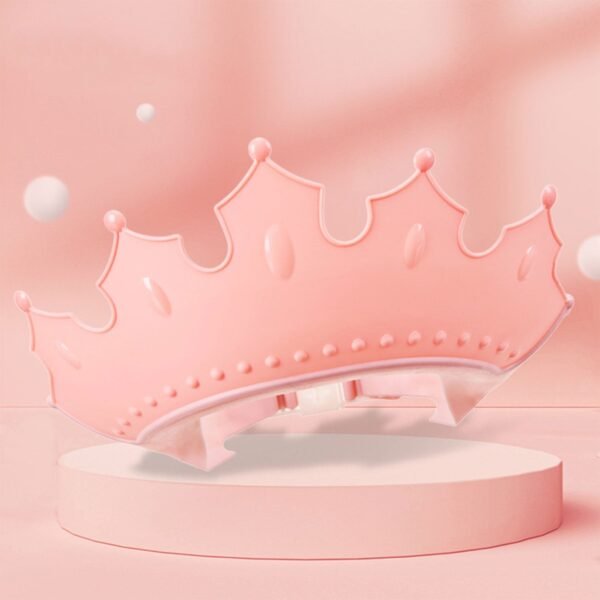 Crown Baby Shower Cap Adjustable Crown Baby Child Protection