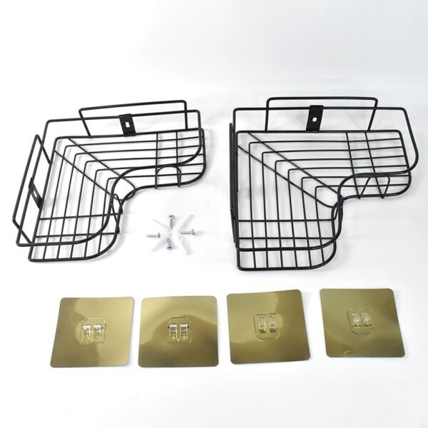 Metal Shower Shelf, Shower Shelf without Drilling (2 Pc)