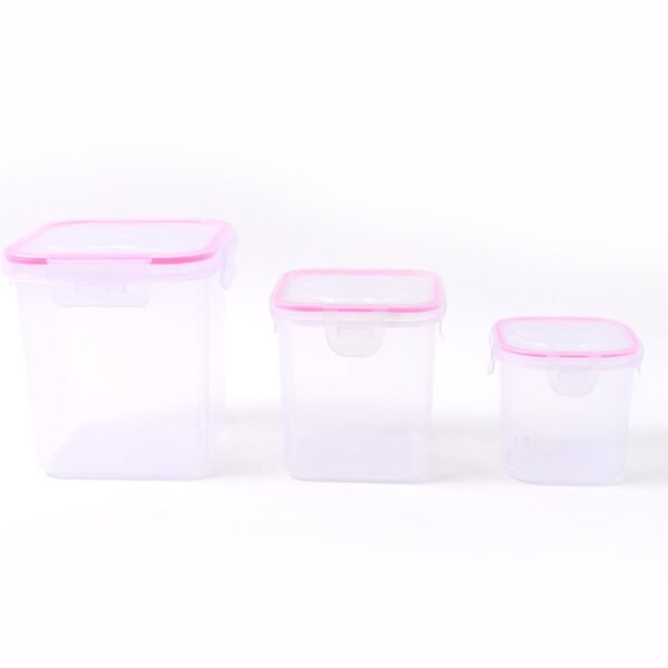 Kitchen Storage Container Set Of 3 Pcs (250, 500, 1000 ML)
