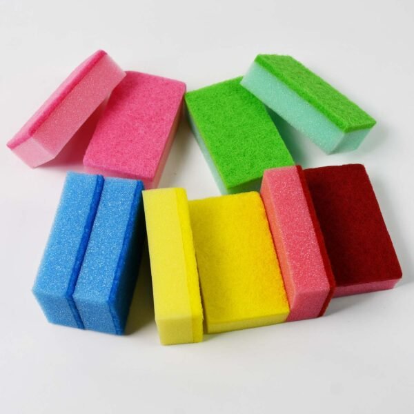 5_60653376-ffc7-49ae-89c1-65231d4e0144.jpg Multi-Purpose Multi Color Scratch Scrub Sponges (10 Pcs Set)