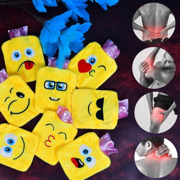5_6b780c50-bee8-4aba-a395-5b8cbc7f3d62.jpg Mix design Fun Emoji Relief (1 Pc): Mini Hot Water Bag for Aches & Pains