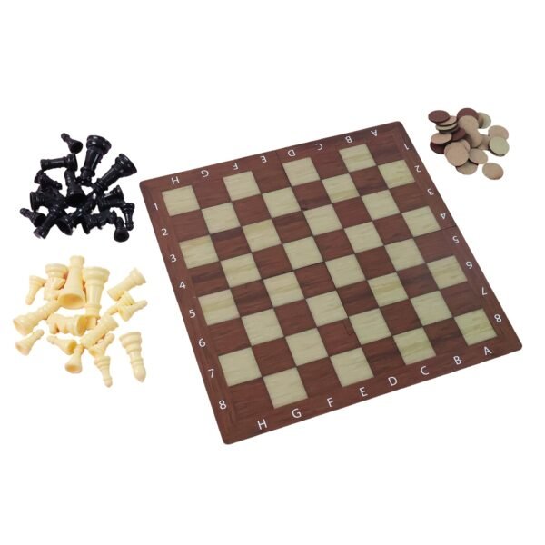 Chess & Checkers 2-in-1 Travel Game - (1 Set)