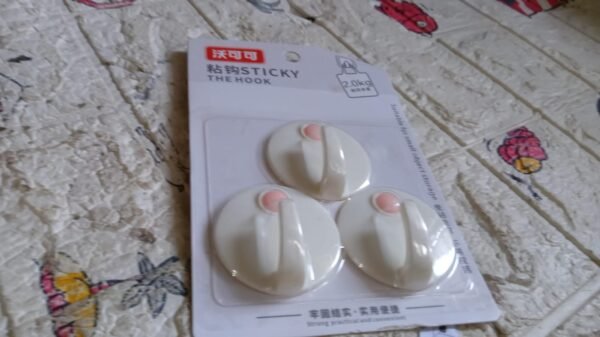 Heavy Duty Self-Adhesive Wall Hooks for Home & Office (3 Pcs Set)