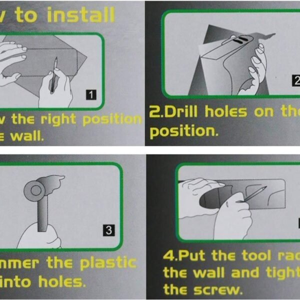 5_aaa4ae78-4dd8-4eb1-a071-5b3a335272f0.jpg 3 Layer Mop and Broom Holder