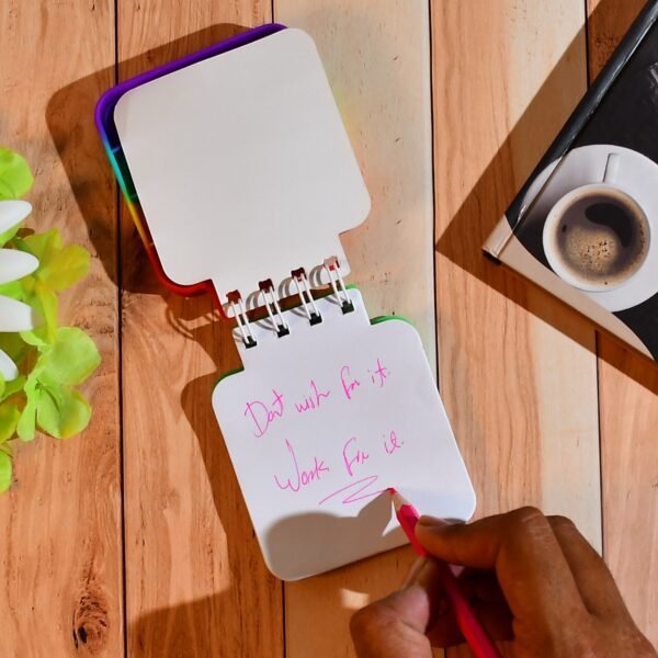 Square it Fidget Spiral Notebook Bubble Push Silicon Toy School Use