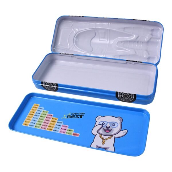 5_c655f3ba-d71e-4fc8-8cf0-788db763a7f3.jpg Car Shape Metal Compass Box, Pencil Case for Kids Stationery Compass Box