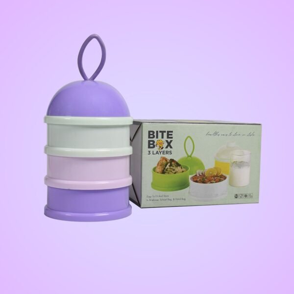3 Layer Portable Baby Food Milk Powder Storage Box Bottle Container
