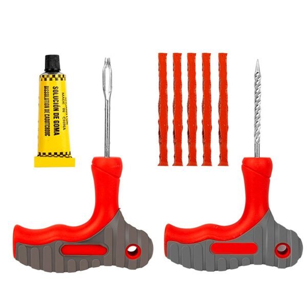 4 in 1 Universal Tubeless Tyre Puncture Repair Kit Tool Set