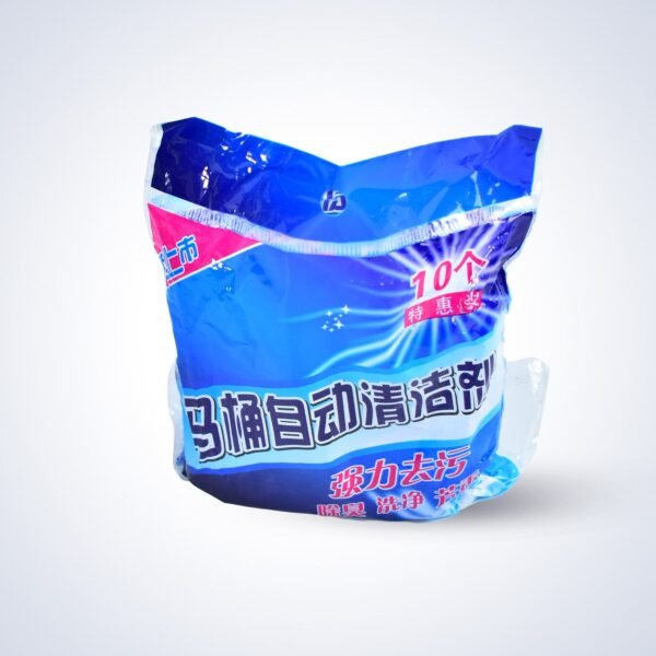 Blue Bubble Toilet Bowl Cleaner – Powerful Decontamination for Fresh Bathroom (10 Pc)