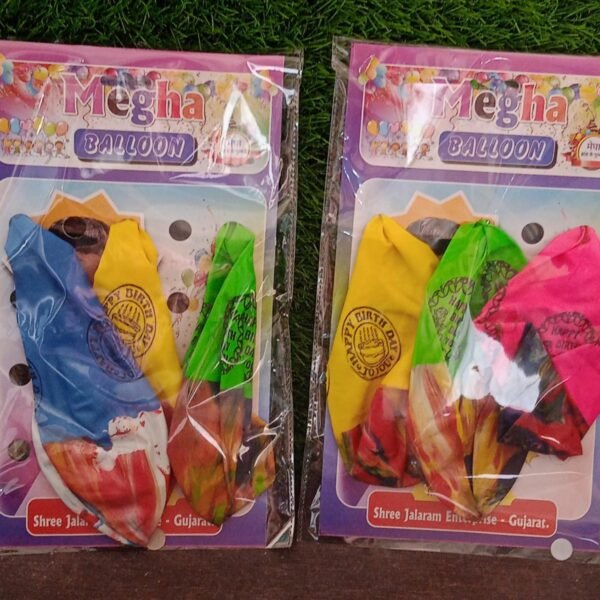 Big Size Balloons Kinds of Rainbow Party Latex Balloons (3 Pcs Set