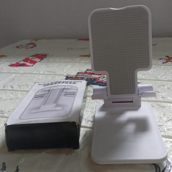 Foldable Mobile Stand with Angle Adjustable Desktop Table Mobile Holder