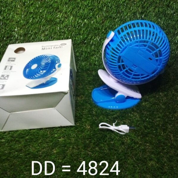 Mini USB Clip Fan – Portable Cooling Fan for Rooms (Battery Not Included)