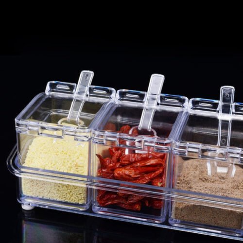 5ab3a8da918dae42d085e721-3-large.jpg Crystal Seasoning Acrylic Box Pepper Salt Spice Rack