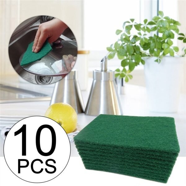 5b0f56454ec5196e125405ab-12-large_a40c1e1b-1d94-4145-a090-0f55bcaa347d.jpg Green Kitchen Scrubber Pads for Utensils / Tiles Cleaning