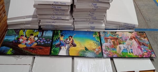 Multipurpose Writing Homework Table with Cartoon Print (1 Pc / Mix Design)