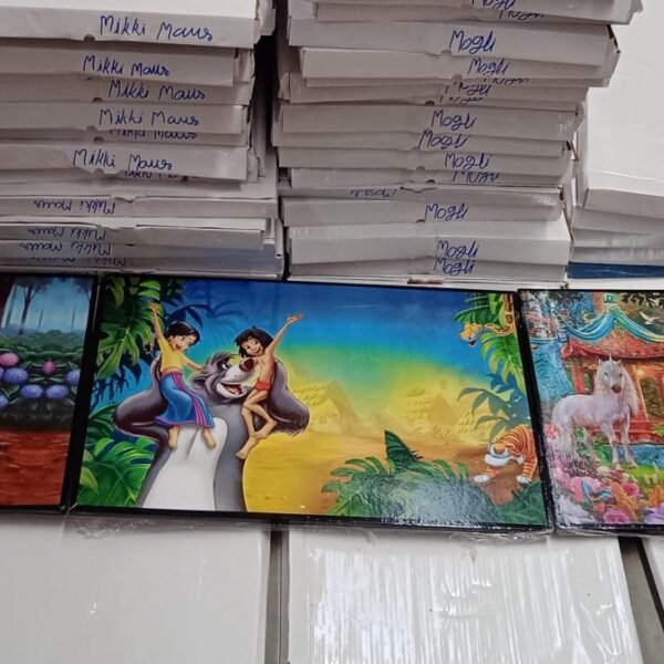 Multipurpose Writing Homework Table with Cartoon Print (1 Pc / Mix Design)