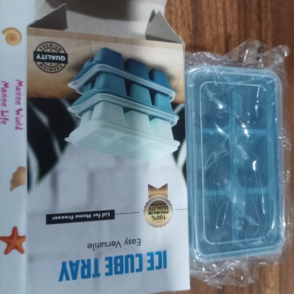 6 Grid Silicone Ice Tray Used In All Kinds Of Places Like Household Kitchens  (1 Pc)