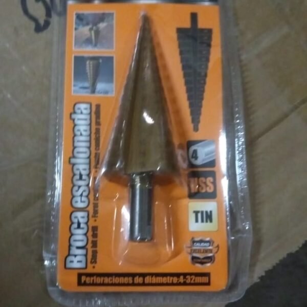 Step Drill Bit For Metal, High-Speed Steel Step Drill Bit (1 Pc / 4-32 MM)