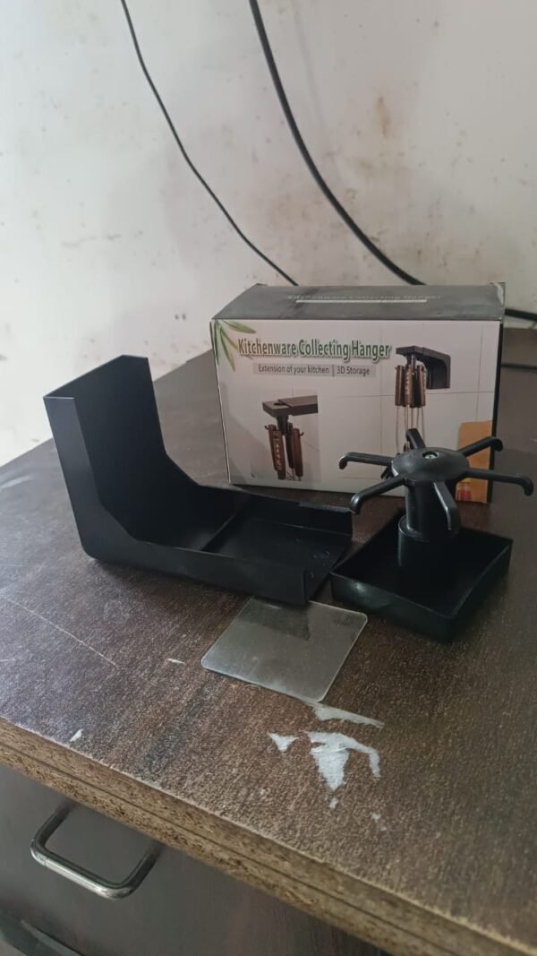 5c471203-66cd-424b-9088-6eb2ef4ec2c5_a62a864c-8c44-499a-8526-7ba64c0c8d2d.jpg Self Adhesive 360 Degree Rotating Cooking Utensils Holder (1 Pc)