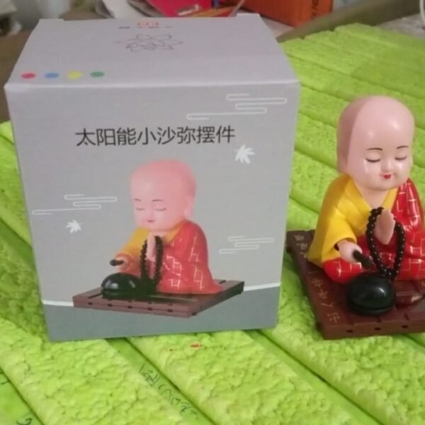 Solar Powered Sitting Buddha Statue (1 Pc / Medium)