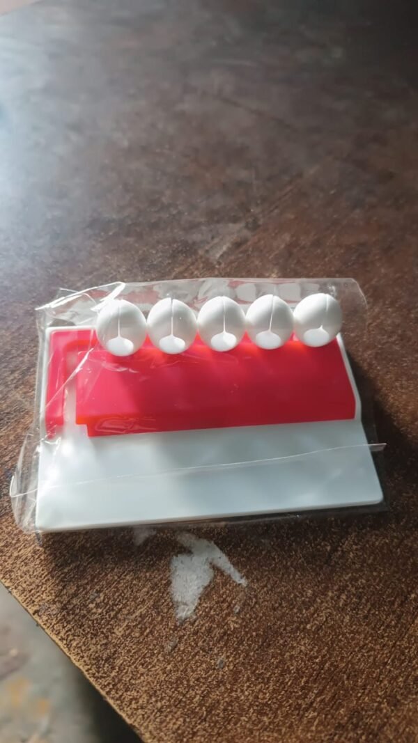 5 Slots Adhesive Desk Cable Cord Holder for Charging Cable (1 Pc / Mix Color)