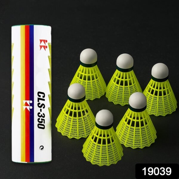 Konex Durable Plastic Shuttlecock (6 Pcs Set)