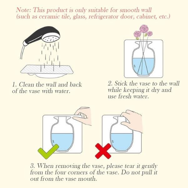 5d67a375bf3e3e227b82ac01-14-large_acacd94d-508d-482a-b9e6-bd3117f0b5e7.jpg Wall Hanging Silicone Flower Pot Sticker Plant Rack for Decoration (MultiColour)