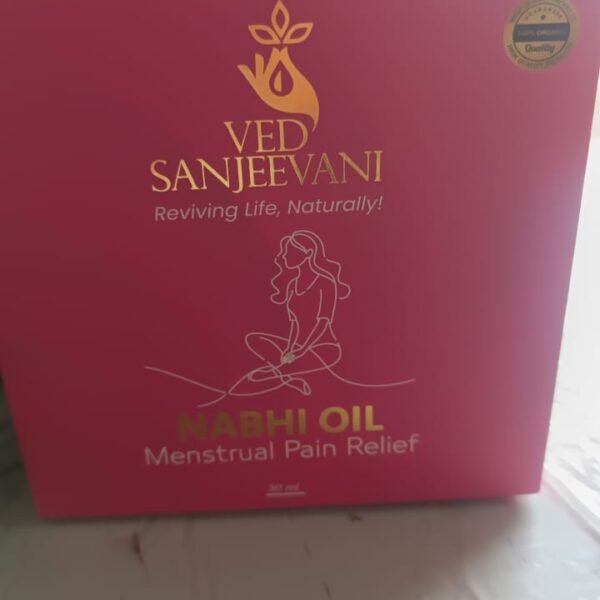 Ved Sanjeevani Nabhi Oil for Menstrual Pain Relief (30ML / 1 Pc)