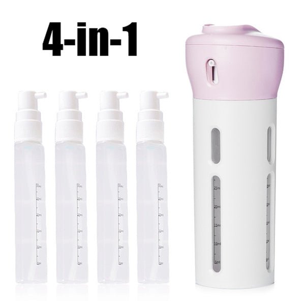 5dae6a4121cb170781d21f46-11-large.jpg 4 in 1 Travel Dispenser Bottle Set Travel Refillable Cosmetic Containers Set