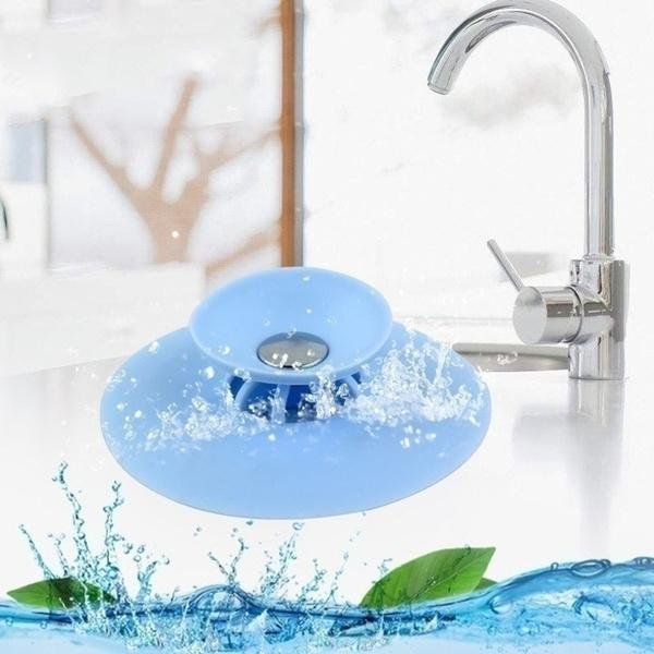 5e149765b55763827367e6f2-6-large_2a03e5a9-dd5a-497c-9a2f-c00b940b9ec1.jpg Creative 2-in-1 Silicone Sewer Sink Sealer Cover Drainer (multicolour)