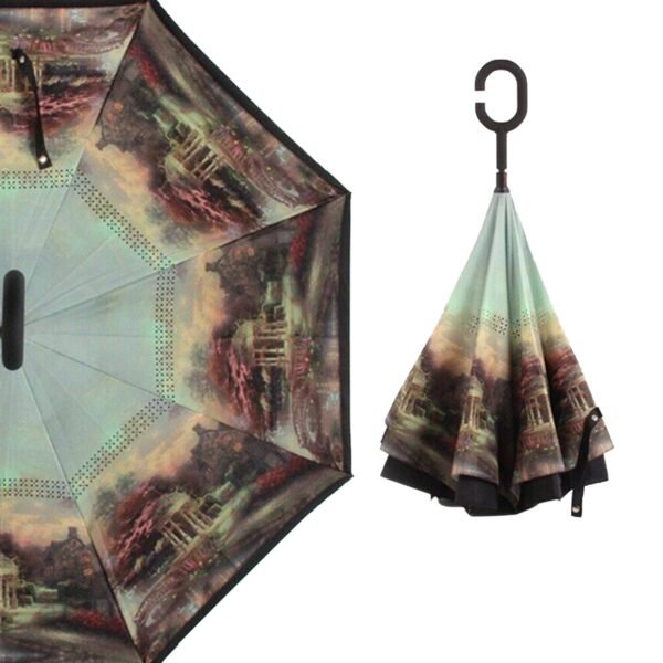 5e40007f659f9c2c4f05e220-large.jpg Printed Travel Windproof Umbrella (Reverse Umbrella)