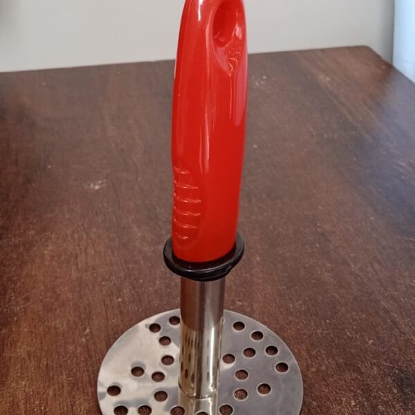 High Grade Stainless Steel Potato Pav Bhaji Masher with Plastic Handle (1 Pc)