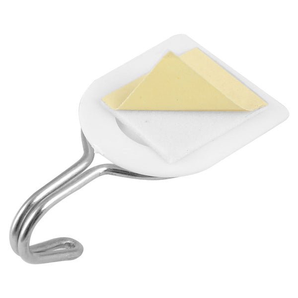 5fd1b35f6caac2168220fa5f-7-large_f40c2d05-efb6-40f3-8c51-0ca5f58d49bd.jpg Adhesive Sticker ABS Plastic Hook Towel Hanger for Kitchen / Bathroom