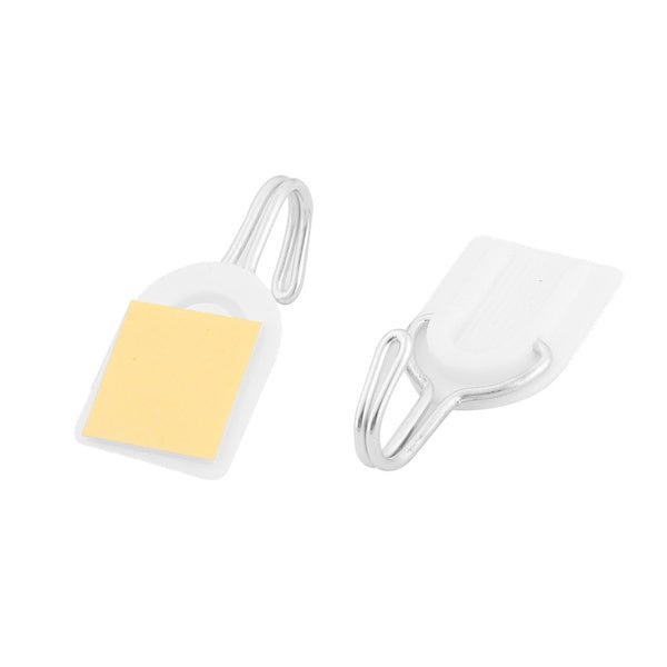 5fd1b3645197ab1999994e80-6-large_698cec20-9d1f-44c9-bcd8-b5108d75d448.jpg Adhesive Sticker ABS Plastic Hook Towel Hanger for Kitchen / Bathroom