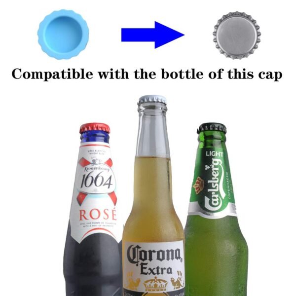 Beer Savers Caps for Soda & Bottles (6-Piece)