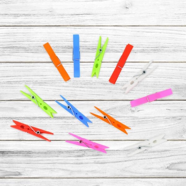 Multi Purpose Plastic Clothes Clips for Cloth Drying Clips (set of 144Pc)