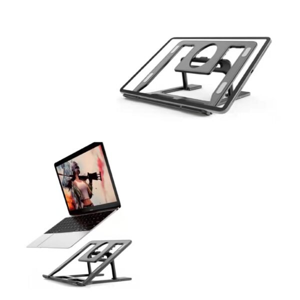 Adjustable, Portable & Foldable Laptop Stand Compact and Convenient for Easy Use