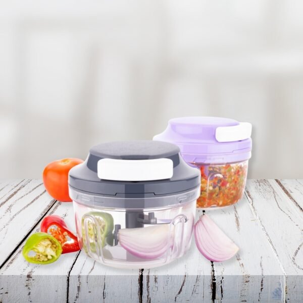 Quick 2in1 Chopper and Slicer Used Widely for chopping and Slicing of Fruits