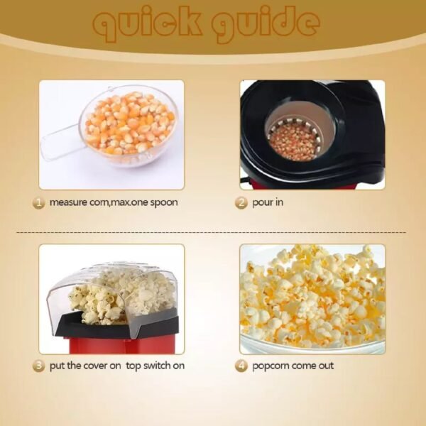 Electric Popcorn Maker Machine – Easy Snack Maker for Home Use