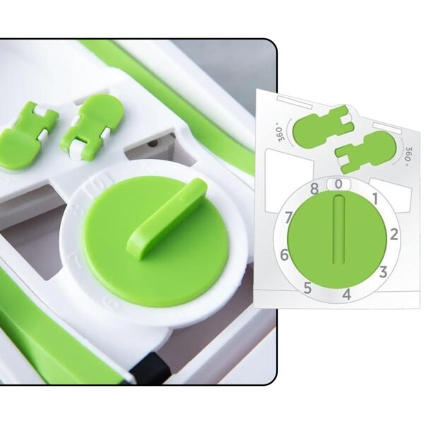 Multi functional Time Saving Adjustable Hand Press Vegetables Chopper