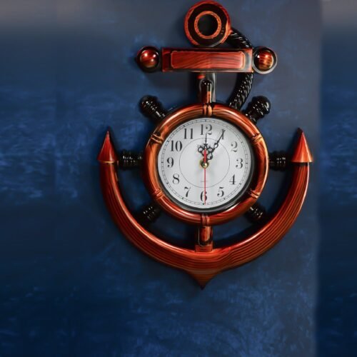 5image_9934db68-b1aa-4059-9df5-ea516bf04fc9.jpg Anchor Wall Clock for Home