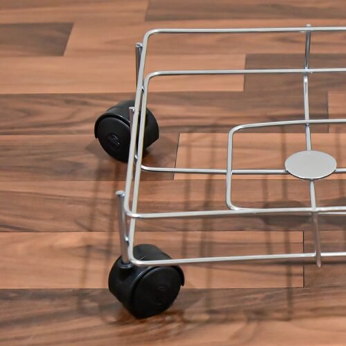 Ss Square Oil Stand For Carrying Oil Bottles And Jars Easily Without Any Problem