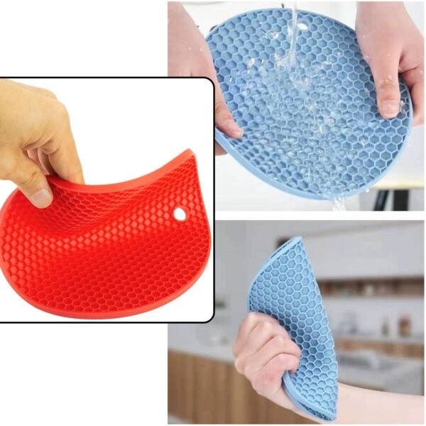 Silicone Hot Mat – Heat-Resistant Pad for Breakfast, Lunch & Dinner Use