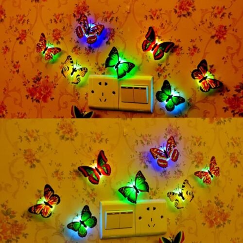 5image_d9a39117-7133-4a53-bd13-f185d21cfe62.jpg The Butterfly 3D Night Lamp Comes with 3D Illusion Design Suitable for Drawing Room