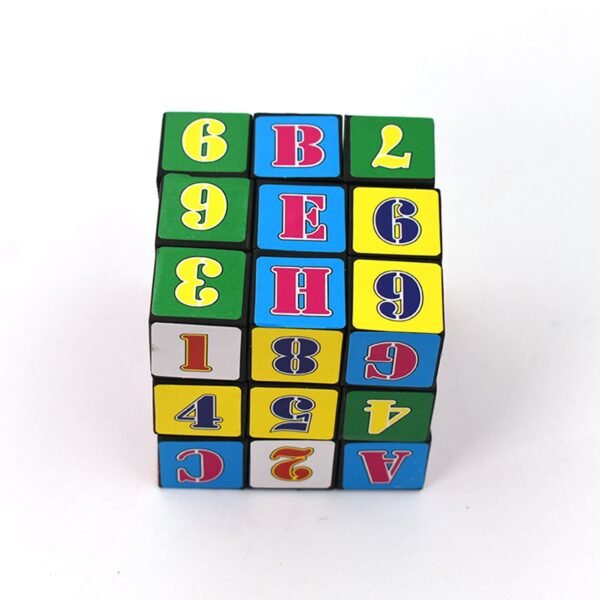 Alpha Numeric Cube for Educational & Entertaining Use by Kids and Adults