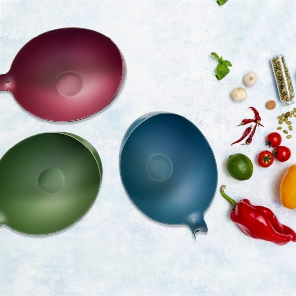 Plastic Rice Bowl Food Strainer Thick Drain Basket Vegetable Fruit 3 Pcs